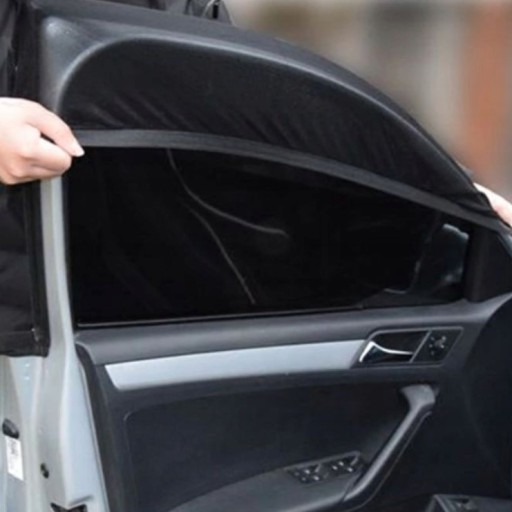 SIEŤKA PROTI KOMÁRIÁM AUTOMATICKÝ KRYT NA OKNÁ DO AUTO AUTO ZÁCLONY 2 KS