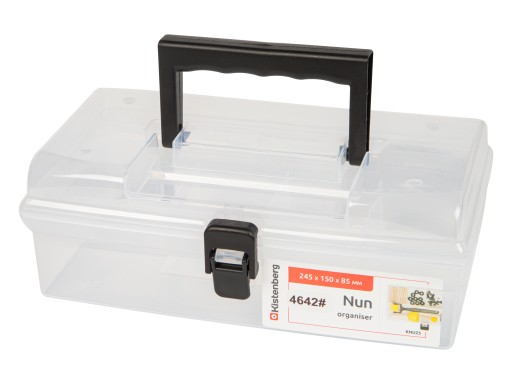 ORGANIZÁTOR NÁRADIA BOX KONTAJNER UNIVERZÁLNA RUKOJEŤ na viazač 245MM