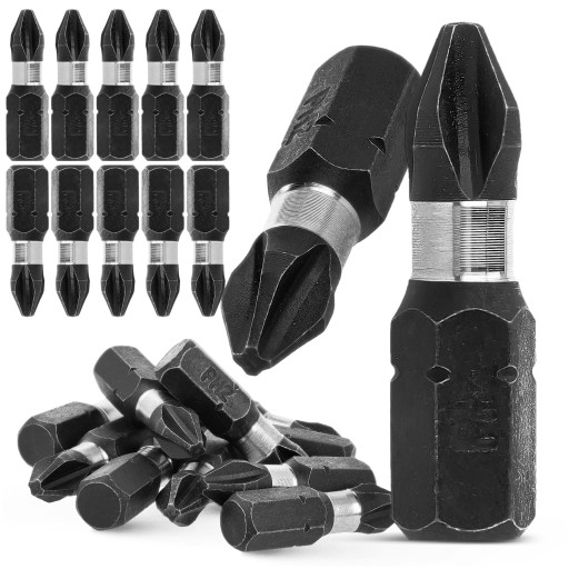 10x rázový bit PH2 rázový bit 25mm | Nárazový bit pre skrutkovač