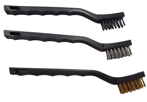 DRÔTENÉ KEFE OCELOVÁ MOSADZ NYLON SET