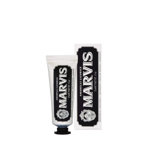 Mätová zubná pasta so sladkým drievkom Amarelli Licorice Mint Marvis 25 ml
