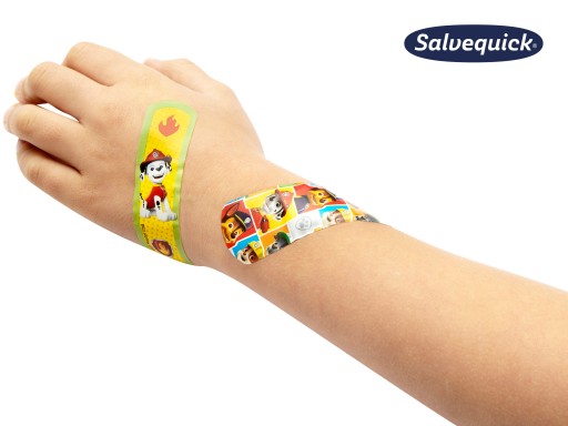 SALVEQUICK PAW PATROL náplasti pre deti VODEODOLNÉ priedušné 20 ks.