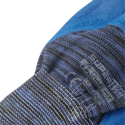Pracovné rukavice bodkované denim, veľkosť 10,5