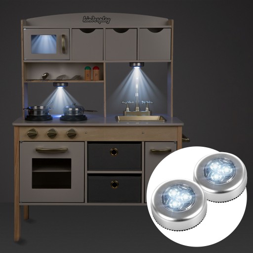 SAMOLEPIACA DOTYKOVÁ LAMPA, NA BATÉRIOVÉ OVLÁDANIE, 2 LED DO KUCHYNE DETSKÉHO DOMU