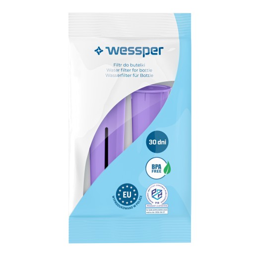 UHLÍKOVÝ VODNÝ FILTER WESSPER pre fľašu s filtrom DAFI SOFT a SOLID, 2 ks.