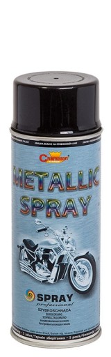 Spray Metallic Black 400 ml Champion