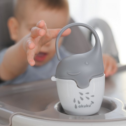 AKUKU UNIVERZÁLNY NÁDOBA na 2 cumlíky, HYGIENA priestranný cumlík, BPA FREE
