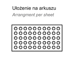 Samolepiace silikónové tlmiče na nábytok, Fi 8, 25 kusov