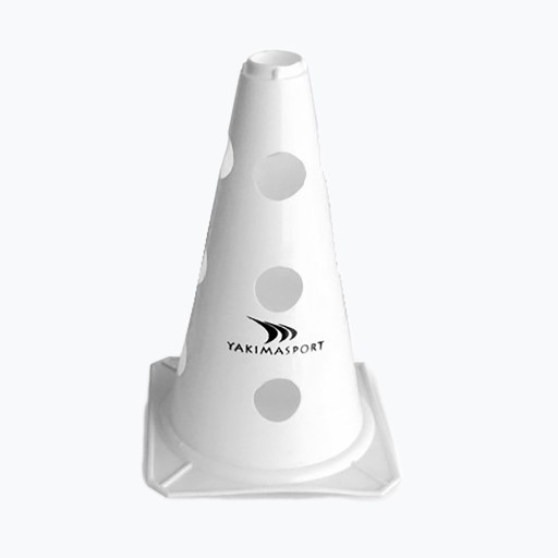 Stĺpik s otvormi 23 cm Biely