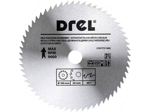 CV KRUHOVÁ PÍLA NA DREVO 160mm 60T OTVOR 20mm