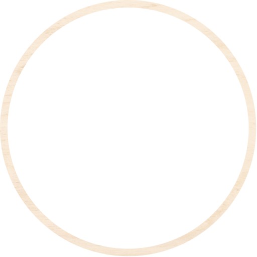DECOUPAGE CIRCLE obruč na lapač snov 30cm háčkovaná