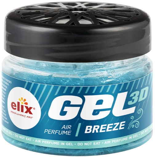 BREEZE ELIX GEL3D silný osviežovač vzduchu do auta, 100 ml