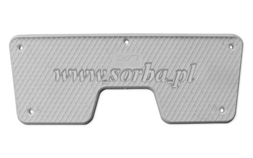 Chránič priečnika 27 cm biely pre lodný motor