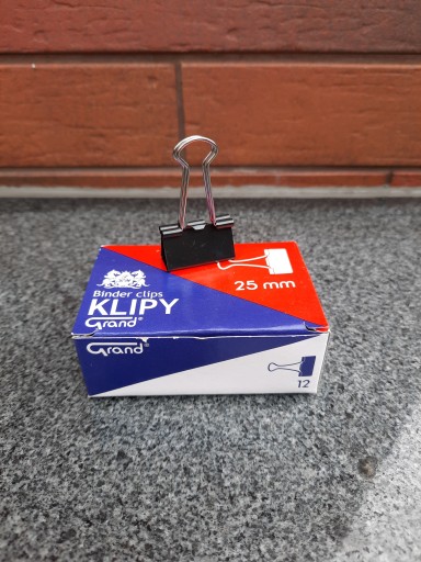 Clip GRAND Clips 25 mm klipy 12 kusov
