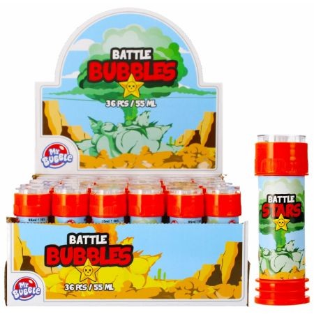 BATTLE STARS mydlové bubliny 55ml MY BUBBLE vonkajšia hračka