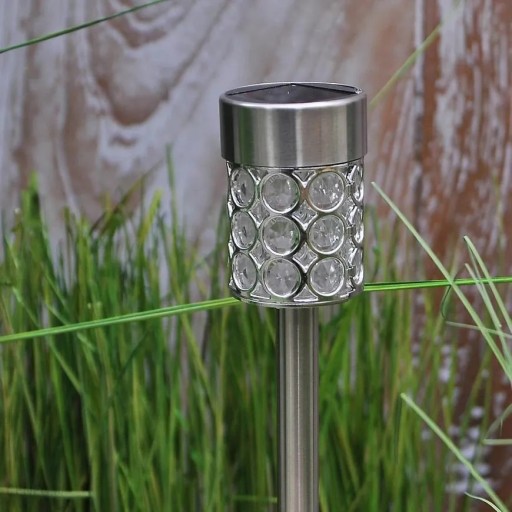 LAMPA NA SOLÁRNY POHON GLAMOUR SILVER CRYSTALS ZÁHRADNÁ POSLEDNÁ LAMPA
