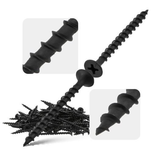 Oceľové fosfátové skrutky 4,2x70mm do dreva, 100 ks STALCO
