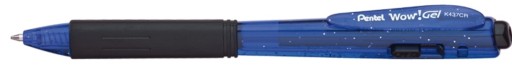 Modré gélové pero Pentel Wow Gel K437CR