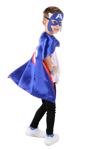 OUTFITOVÁ MASKA Captain America AVENGERS + CAPEA + NÁRAMOK