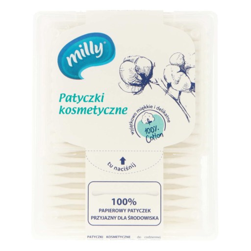 Milly Paper Kozmetické tyčinky 200 ks.