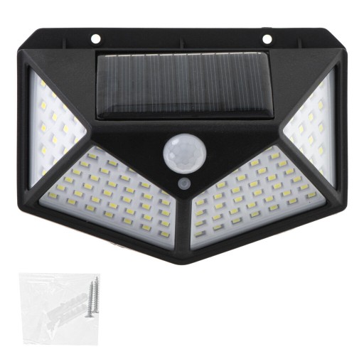 3 x SOLAR LAMPA DUSK SENZOR POHYBU 100 LED