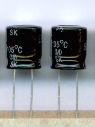 220uF 50V 220 µF 50 V LEAGUER (10 KS) ELEKTROLYTICKÝ KONDENZÁTOR