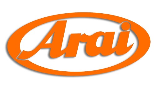 Oranžová vysekávaná nálepka ARAI