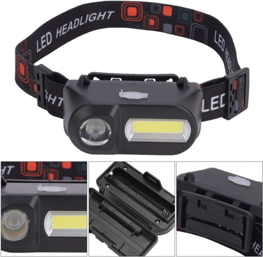 VÝKONNÁ LED HLAVNÁ LAMPA REFLEKTOR COB HLAVNÁ LAMPA VODEODOLNÁ