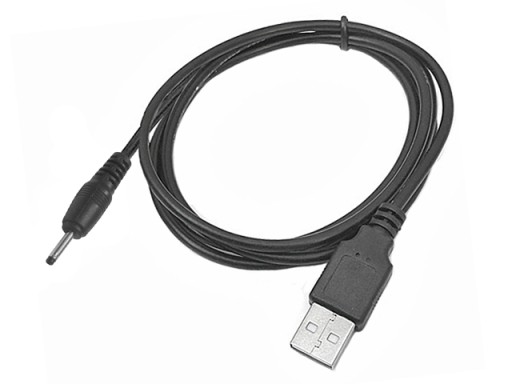 USB napájací kábel USB/A-DC 0,7/2,5 1,2m
