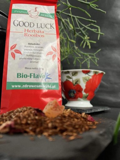 Čaj Veľa šťastia Rooibos 100g Ananás Malina Ruža