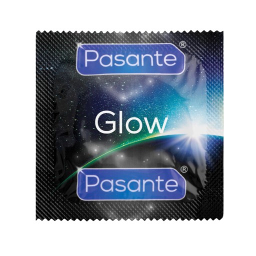 Pasante Glow kondómy Glow in the Dark 1 kus