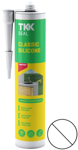 Bezfarebný sanitárny silikón TKK Tesnenie 280ml
