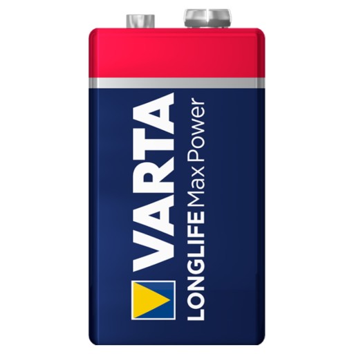 Alkalická batéria VARTA 6LR61 9V LongLife Max Power