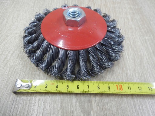 Bočná drôtená kefa 125mm Oceľová M14
