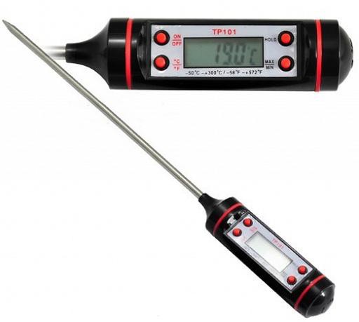 ELEKTRONICKÝ KUCHYNSKÝ TEPLOMER S DIGITÁLNYM KOLÍKOM SONDY