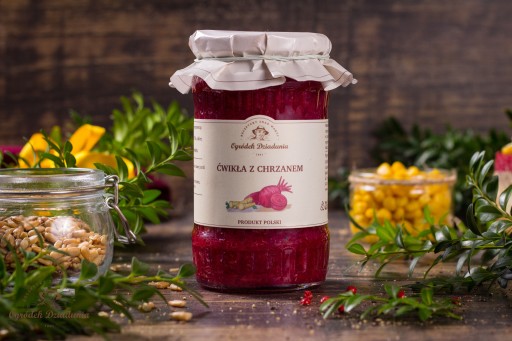 Cvikla S CHRENOM Cvikla DOMÁCI RECEPT 350g Ogródek Dziadunia