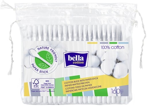 Bella hygienické štuple do uší 160 ks – fólia