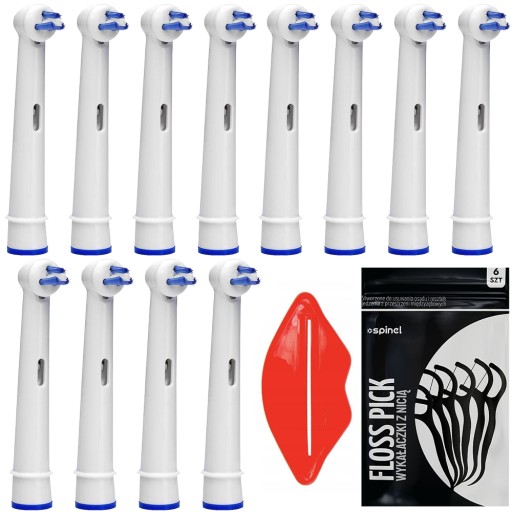 12x HLAVICE ORTODONTICKEJ KEFKY ORAL-B