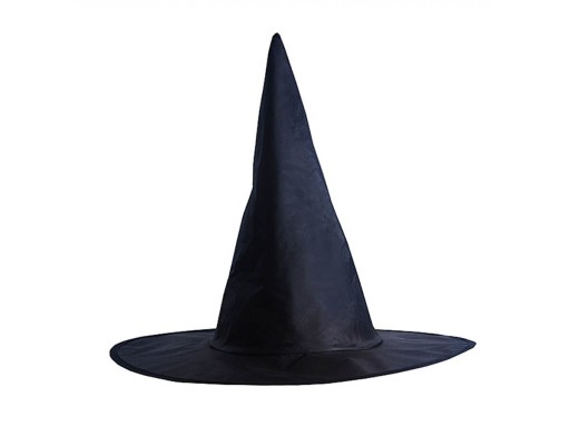 ČAROODEJNICKÝ KLOBÚK ČIERNY HALLOWEEN