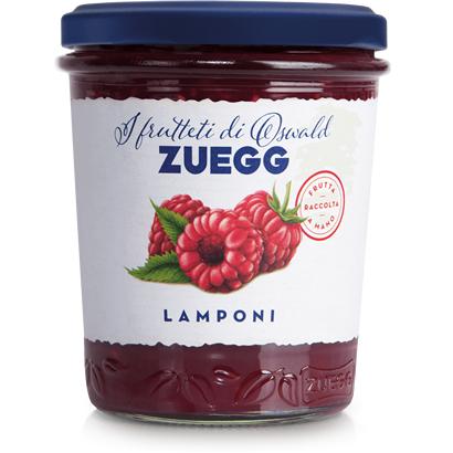 MALINOVÝ DŽEM 320G ZUEGG CONFETTURA LAMPONI