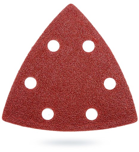 10x papierový trojuholník so suchým zipsom 93x93x93 P150 Multi-Tool