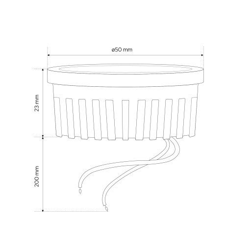VLOŽKA DO LED SVIETIDLÁ VLOŽKA GARI 4,8W 500LM 4000K neutrálna EDO