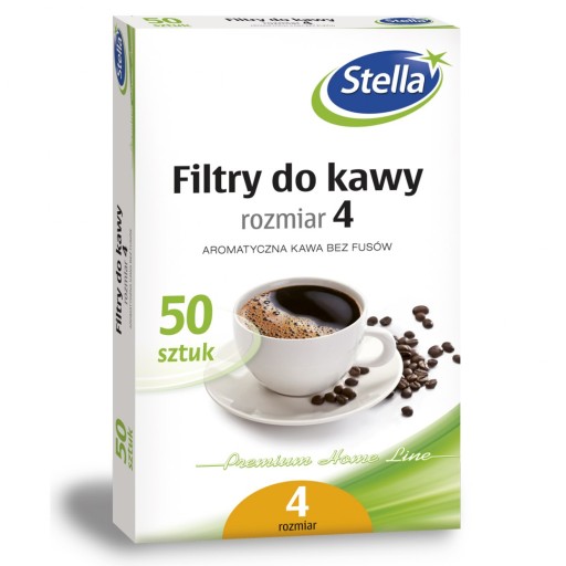 Kávové filtre veľkosť 4 - 50 ks Stella