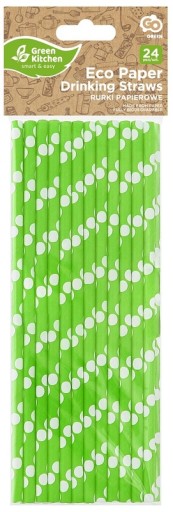 PAPIEROVÉ SLIMKY zelené 6x197mm 24 KS GoDan Ekologický UNIVERZÁL