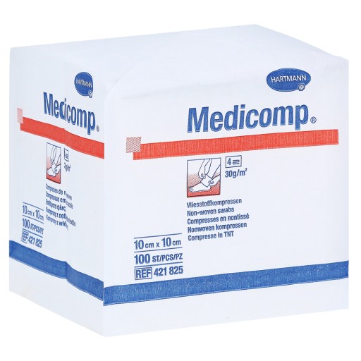 HARTMANN - Medicomp 10 x 10 cm, 100 ks. nesterilné