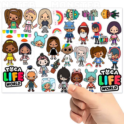 UMÝVAJÚCE TETOVANIE PRE DETI TOCA BOCA LIFE WORLD ORIGINAL DIZAJNY