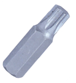 KING TONY Krátky bit 10mm TORX hrot T30 x 36mm