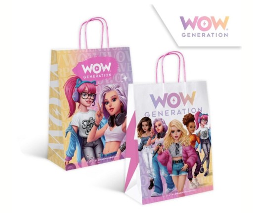 Veľká darčeková papierová taška WOW GENERATION
