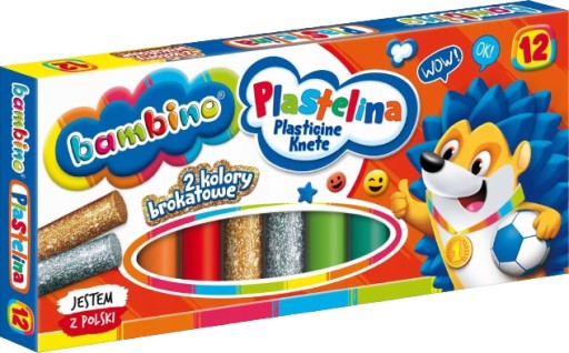 ŠKOLSKÉ PLASTIKY 12 FARIEB VRÁTANE 2 GLITTROVÝCH BAMBINO MAJEWSKI