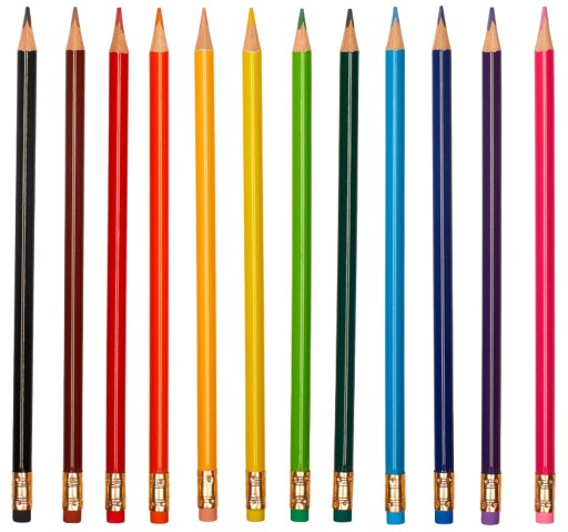 Pastelky ASTRA SCHOOL PENCIL s gumou, 12 farieb